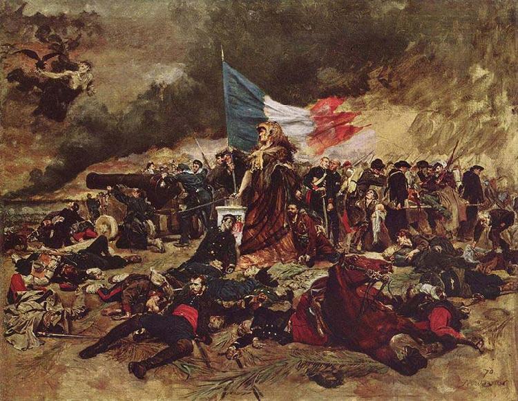 Jean-Louis-Ernest Meissonier The siege of Paris in 1870 France oil painting art